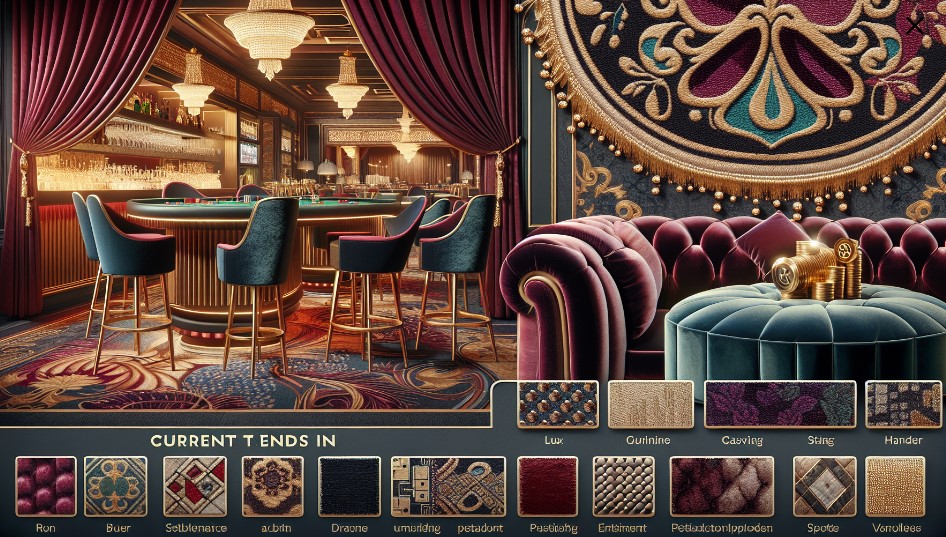 Diseño textil y la creación de ambientes temáticos en salas de casino